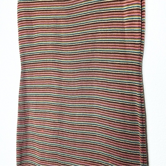 Peruvian Connection Carmen Striped Turtleneck Sleeveless Western Dress Knit - Picture 5 of 9